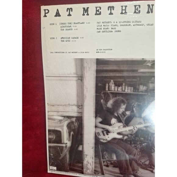 Pat Metheny Group – American Garage Vinyl LP ECM 1155 VG+/NM - Picture 4 of 7